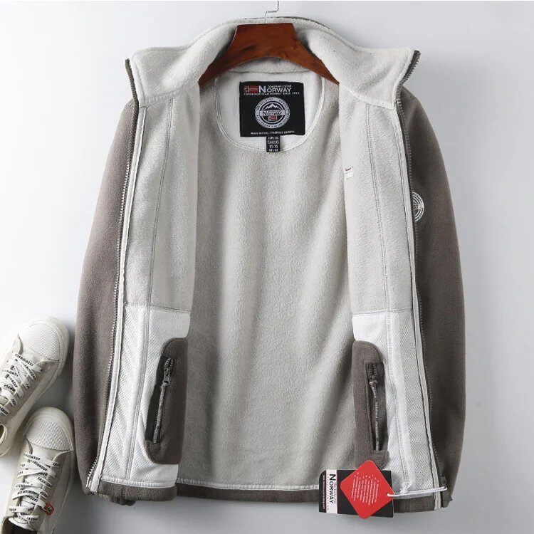 Exportar para a Noruega jaqueta masculina de veludo dupla face