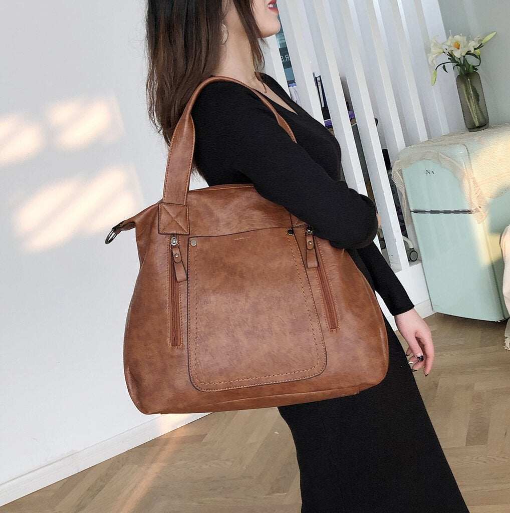 Bolsa de ombro feminina de grife