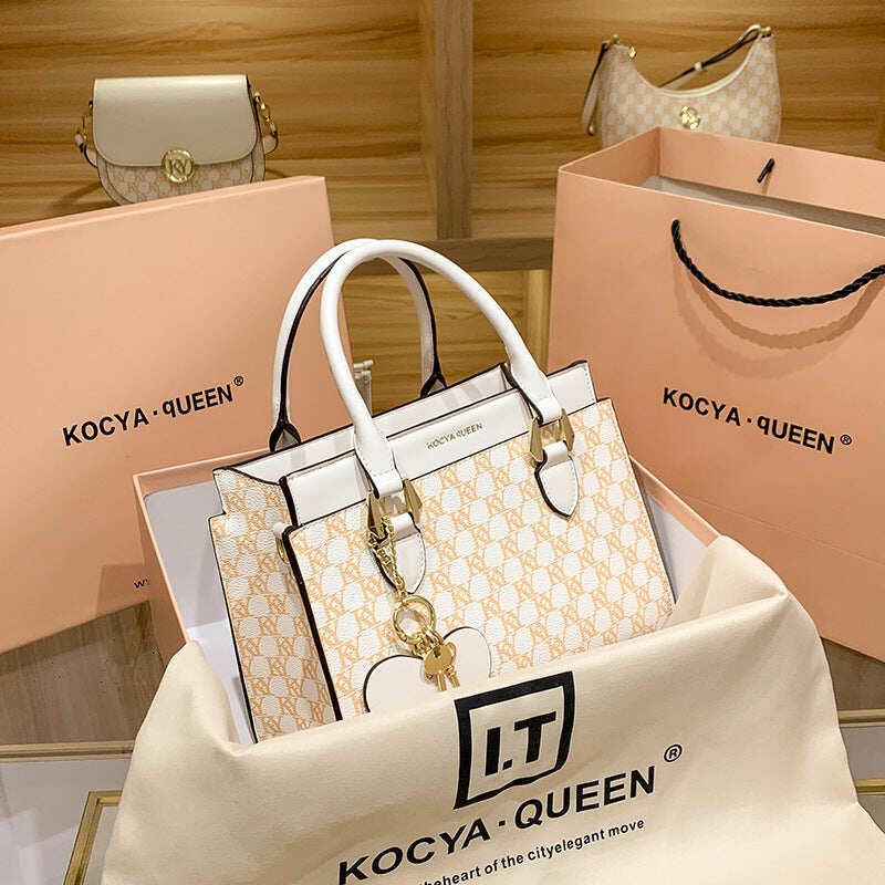 Moda bolsa de ombro nova tendência ins all-match bolsas femininas commuter mulheres