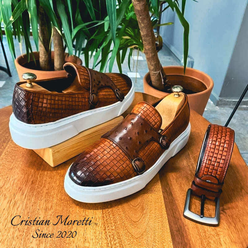 Tênis Fabio De Luca™ Premium com fivela dupla