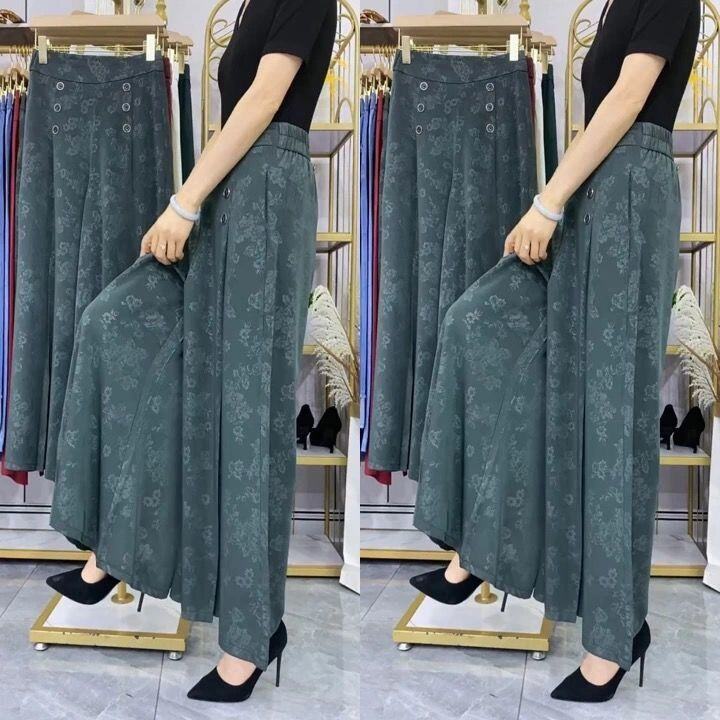 🔥ÚLTIMO DIA 70% DE DESCONTO - Calças largas plissadas elegantes e elegantes