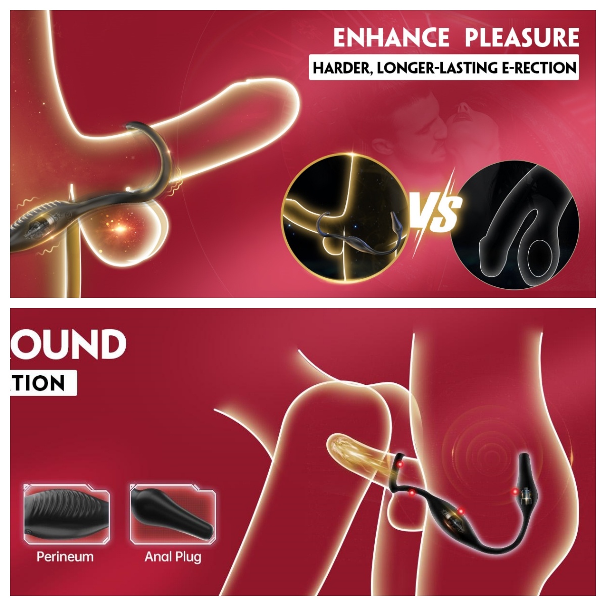 🎁 СПЕЦИАЛЕН КОЛЕДЕН ПОДАРЪК ЗА 2024 Г. - 70% ОТСТЪПКА💥💥--💕4 В 1 ВИБРИРАЩ ПРЪСТЕН ЗА ПЕТЕЛ