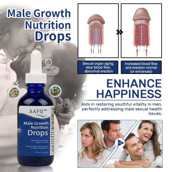 🎁AAFQTM Gotas de nutrição para crescimento masculino [🎉Especial do segundo aniversário🔥]