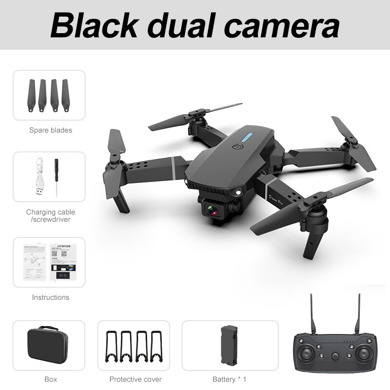Drone GPS com câmara para adultos Drone 4K Motor sem escovas Retorno automático Transmissão WiFi 5G Controlo remoto FPV dobrável Quadcopter Conjunto de altura do drone Siga-me Mala de voo de 36 minutos