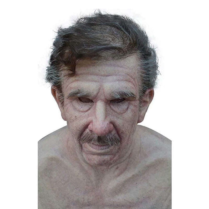 Máscara de látex de simulação de Halloween