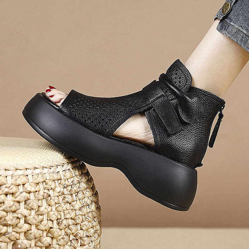 🔥Last day 50% off-Velcro soft sole leather orthopedic shoes