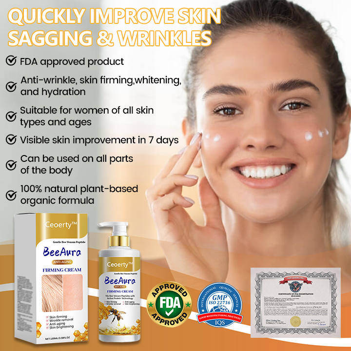 Creme antienvelhecimento reafirmante Ceoerty™ BeeAura