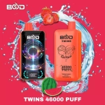 BOOD TWINS 46000 Puffs disposable vapes Passion Fruit Guava & Double Apple