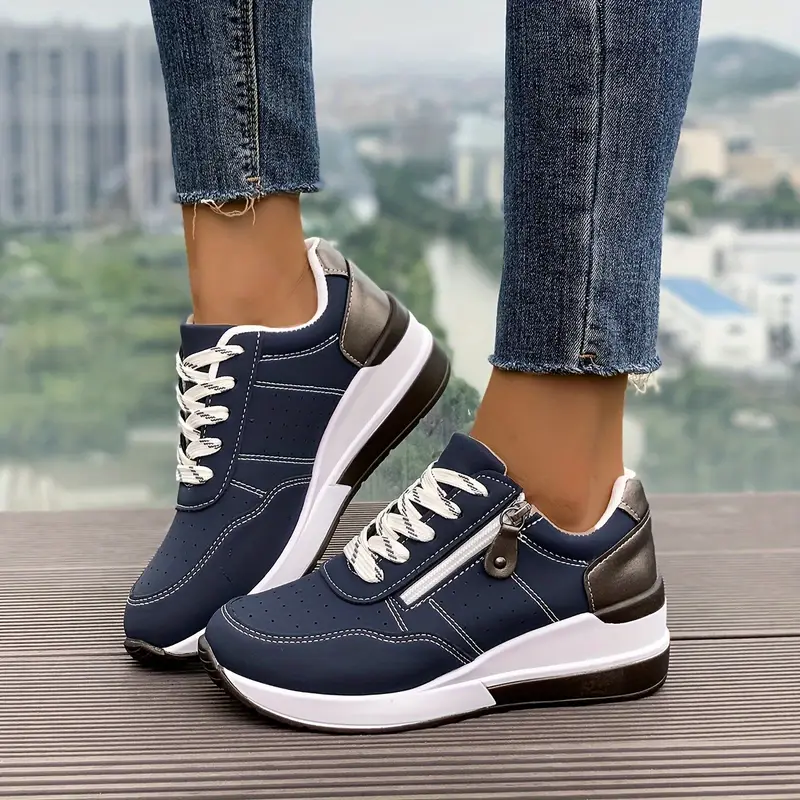 🔥Legnépszerűbb termékek - Utolsó napi akció 60% kedvezménnyel🔥Plus Size női sokoldalú, alacsony szárú, divatos tornacipők