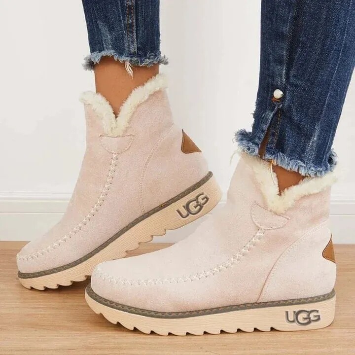 2023 MODA NOVAS BOTAS CURTAS QUENTES IMPERMEÁVEIS ​​ANTIDERRAPANTES