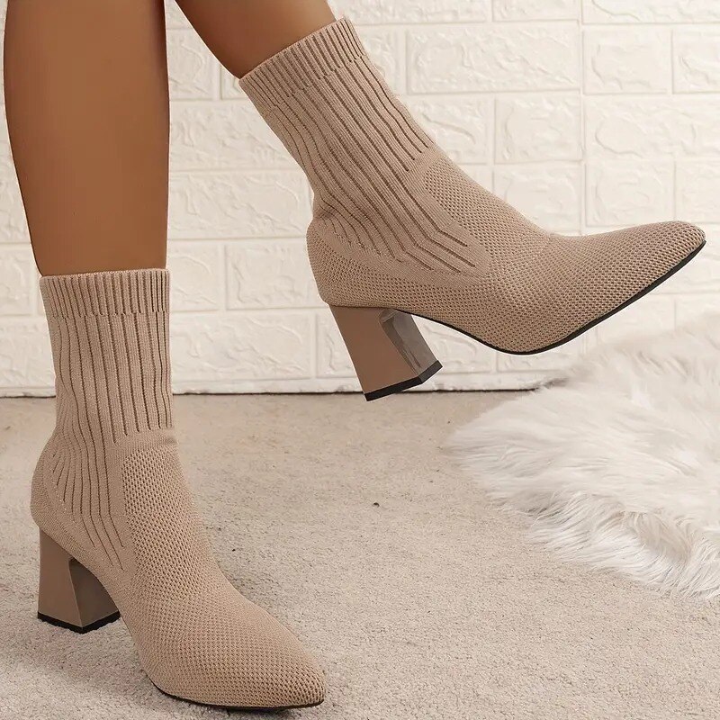BOTAS CHELSEA FEMININAS DE SALTO ALTO E SALTO GROSSO