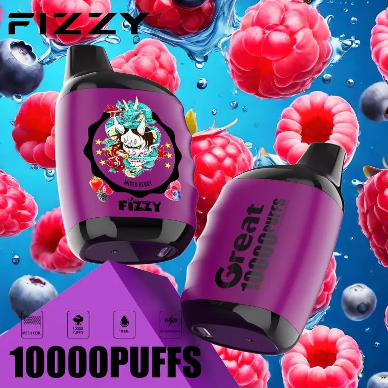Fizzy Great 10000 Puffs Rechargeable Disposable Vapes