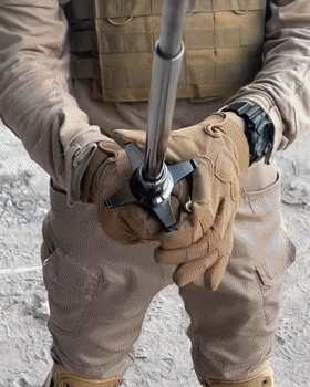 Палка за самозащита (хеви метал и разтегателна)