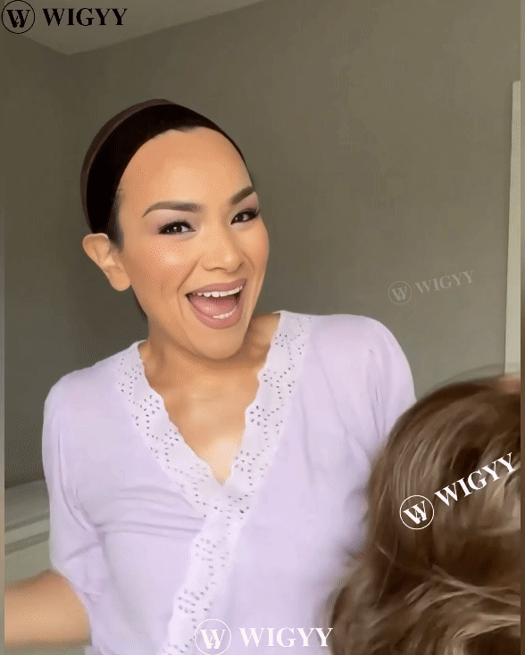 Peruca Brown Curl Elegante