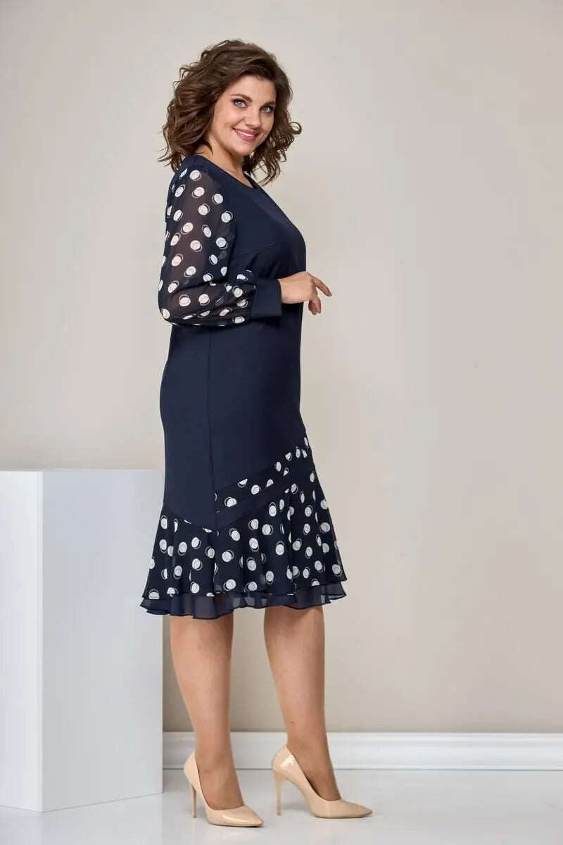 Vestido de chiffon confortável e elegante