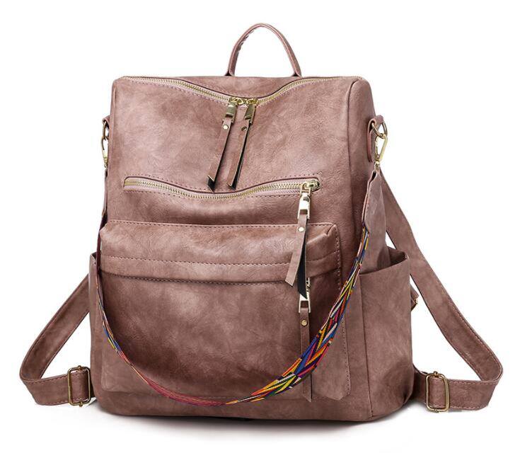 🔥natural leather backpack