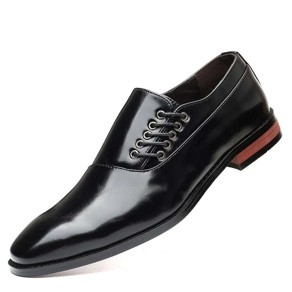Sapatos Oxford de couro com cadarço lateral Roberto™ da Cristian Moretti®