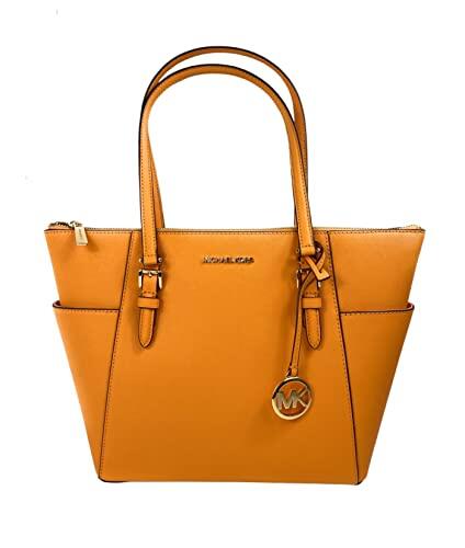 Michael Kors Charlotte Bolsa grande com zíper superior