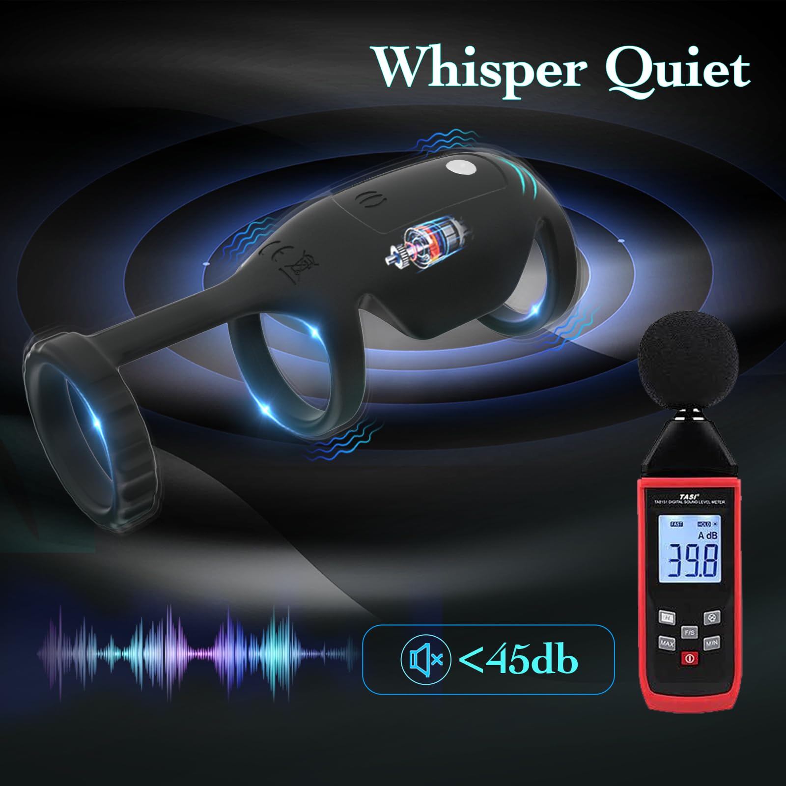 🔥Специален коледен подарък за 2024 г.-49%ОТСТЪПКА💥💥--💕3-в-1 вибриращ пръстен за петел