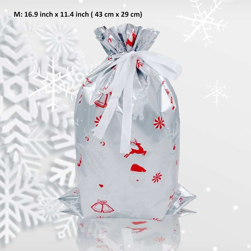 🔥GRANDE PROMOÇÃO 49% DE DESCONTO🔥🔥SACOLAS PARA PRESENTE COM CORDÃO DE NATAL