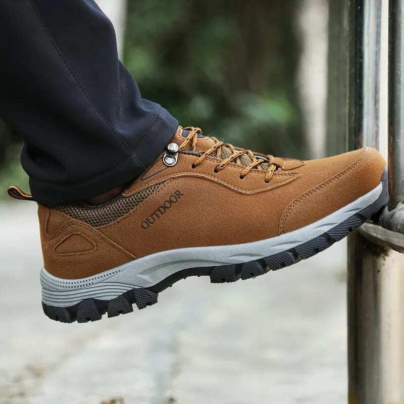 Oddychające męskie buty do chodzenia ze wsparciem łuku stopy