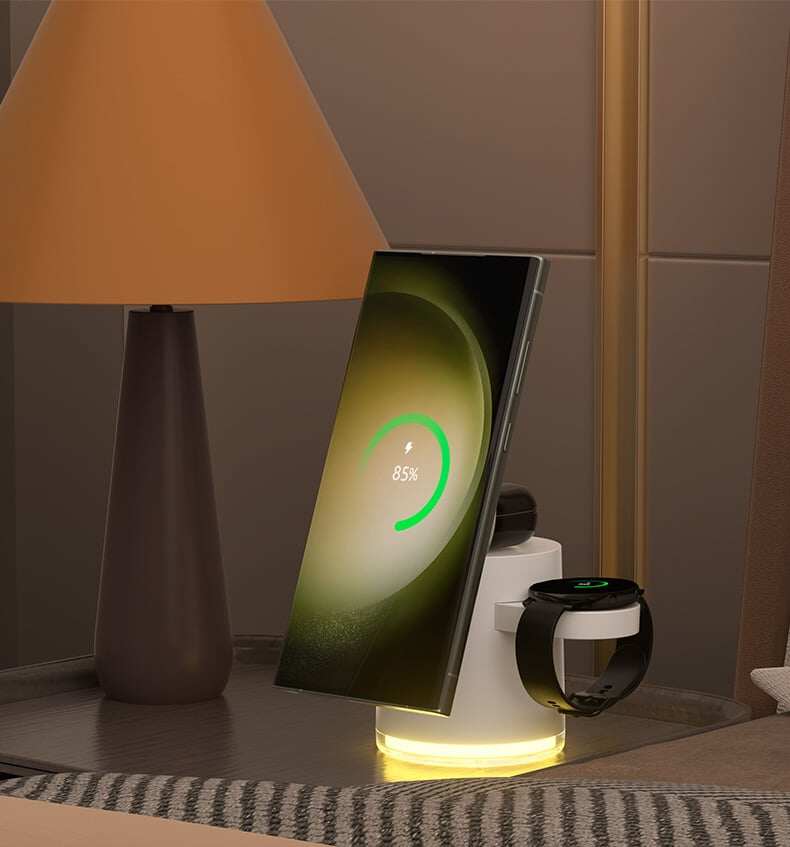 ⚡Magnético 3 em 1 Carregador sem fios dobrável