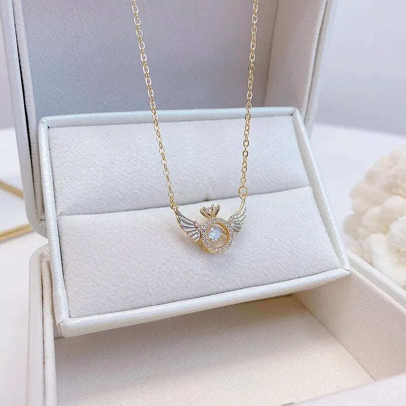Colar Asas de Anjo🎁 Promoção de último dia com 50% OFF 🔥