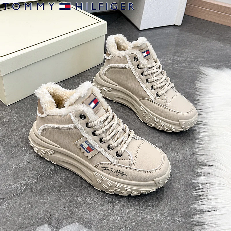 Dámské zateplené zimní boty Tommy Hilfiger® Comfort protiskluzové boty