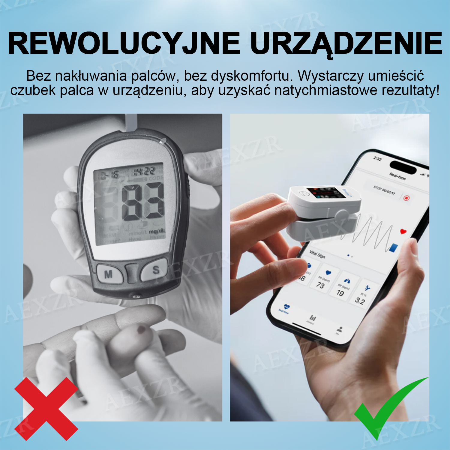 Glycenx™🎉🎉Újévi Akció🎉- Kedvezmény - 𝟟𝟘% 🅾🅵🅵 Pontos vércukor mérő készülék