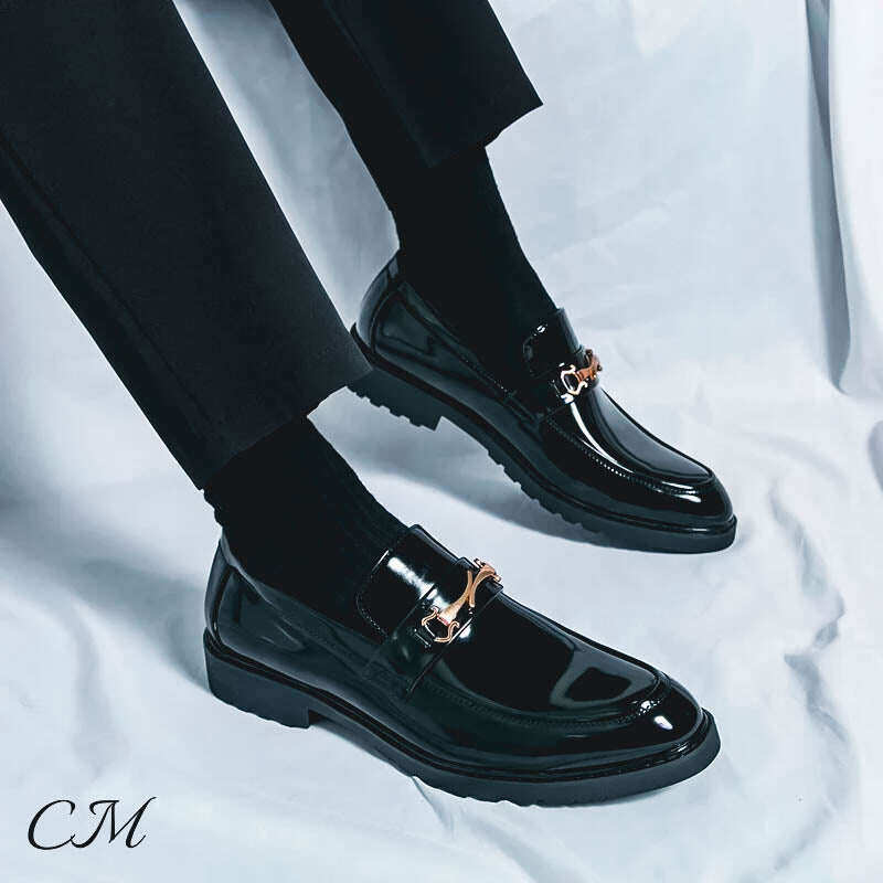 Mocassins de couro 