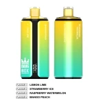 Bang Box 160,000 Puffs Lemon and Lime + Strawberry Ice Cream + Raspberry and Watermelon + Mango and Peach