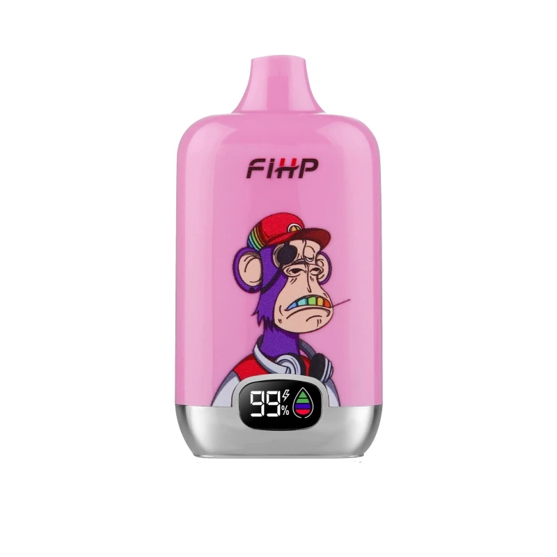 fihp 12k rechargeable disposable vape Grape Ice