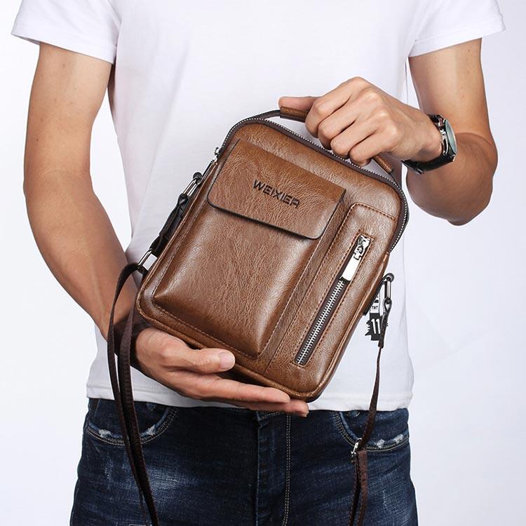 Męska torba na ramię Vintage Crossbody Torby Messenger Torby