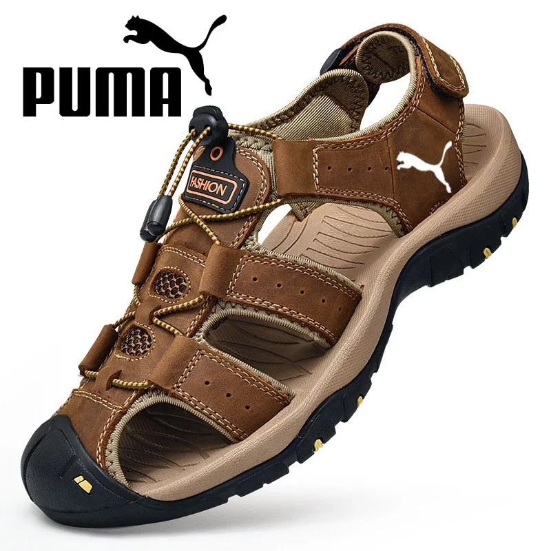 PUMA® Skóra cielęca Ręcznie szyte Sandały
