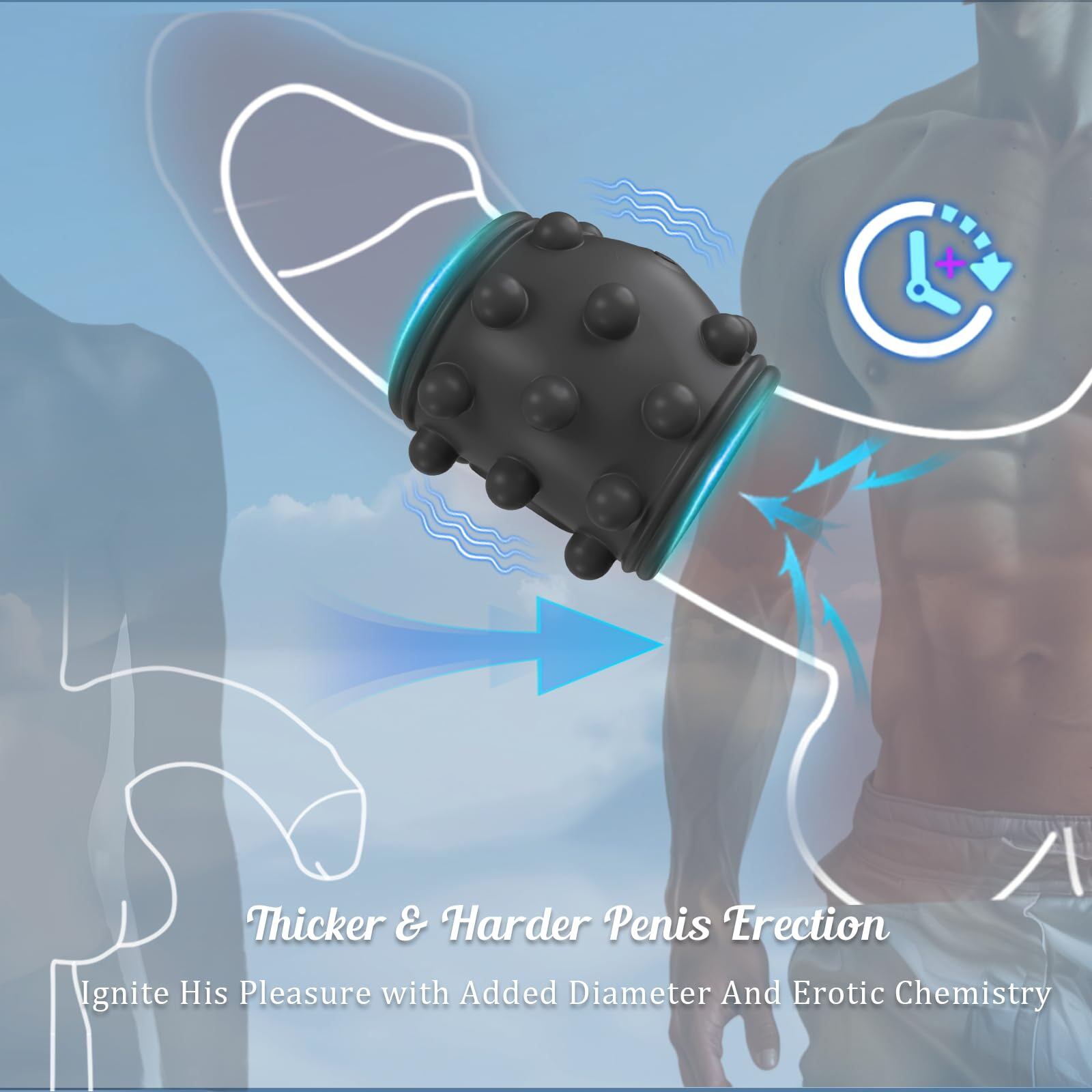 💥2024 г. Нови играчки за двойки - 🏆Вибриращ ръкав за пенис