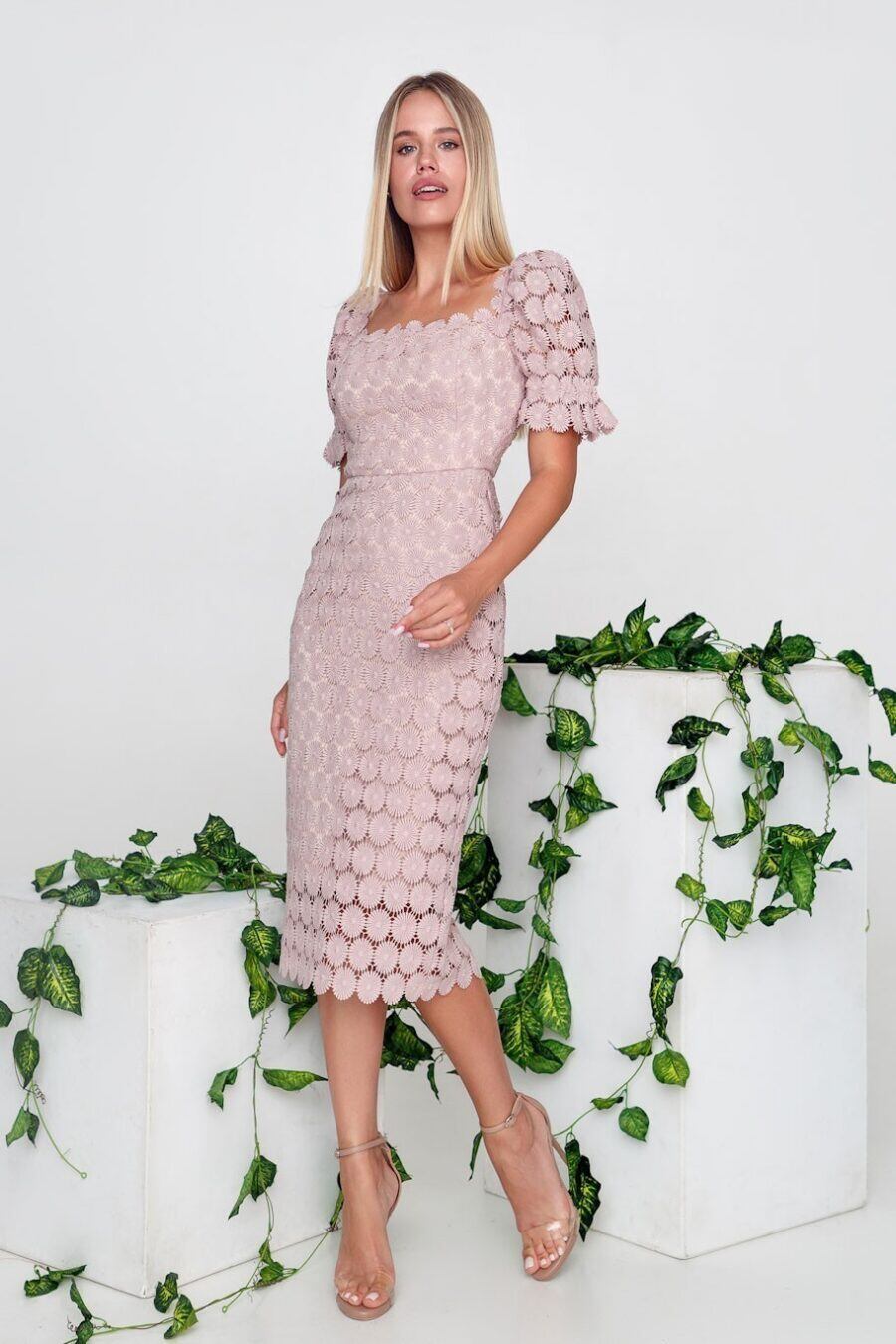 2024 nova moda renda midi saia de três cores cintura média cor sólida envolto no peito vestido de comprimento médio