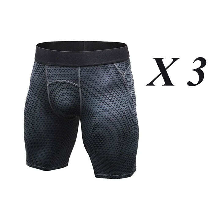 Shorts de compressão para terapia de campo de energia GFOUK™ IONIC para homens