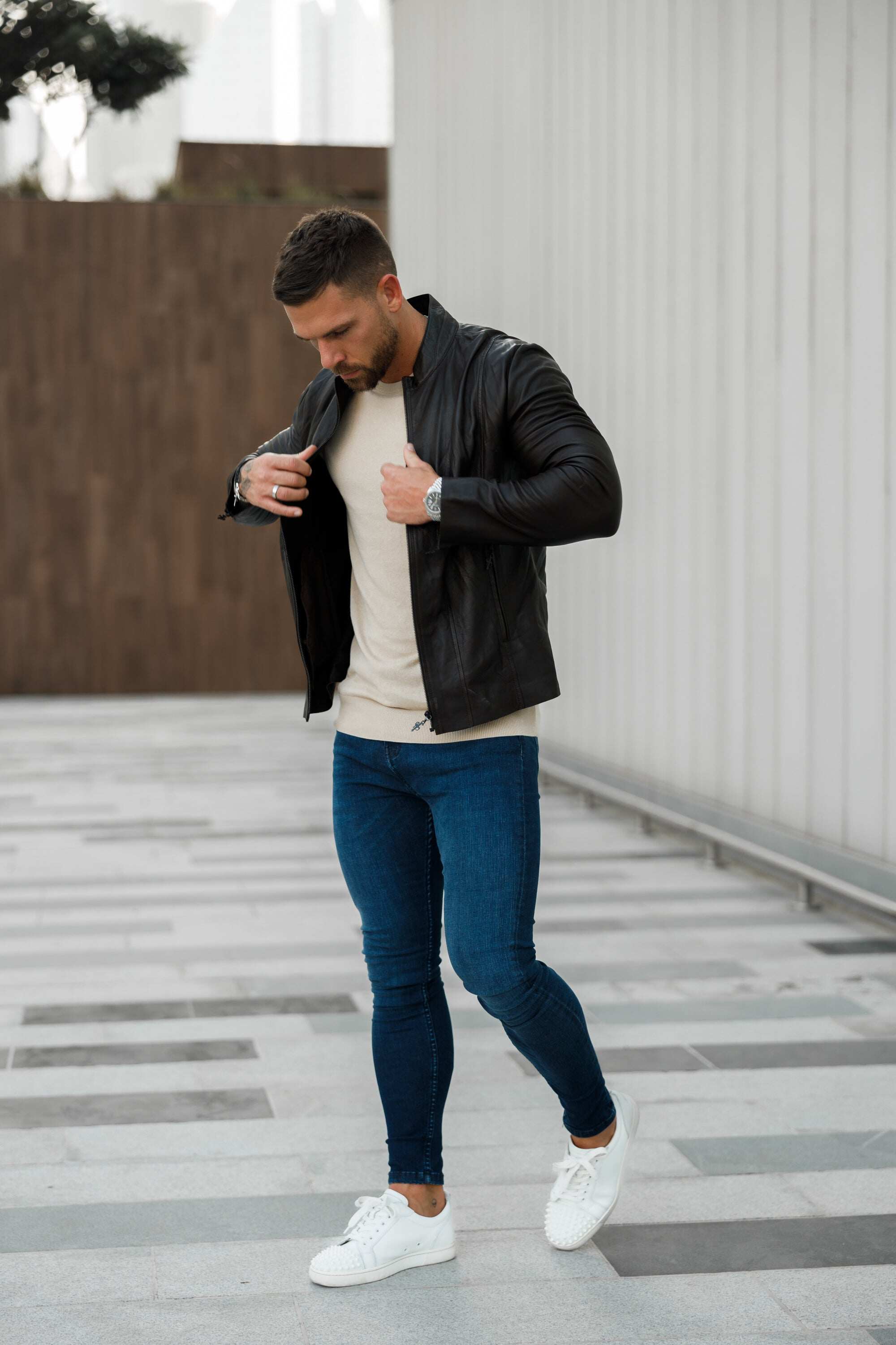 Ultra Stretch Navy Slim Jeans - FSJEAN001