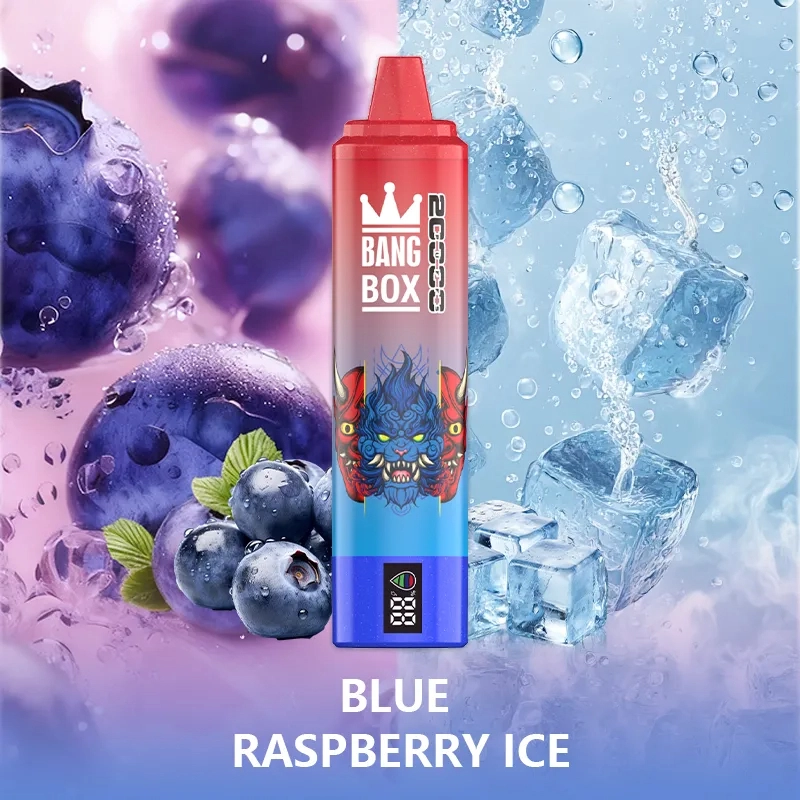 BANG BOX 20000 Fújás Dupla Ízes Eldobható Vape - Kék Razz Ice