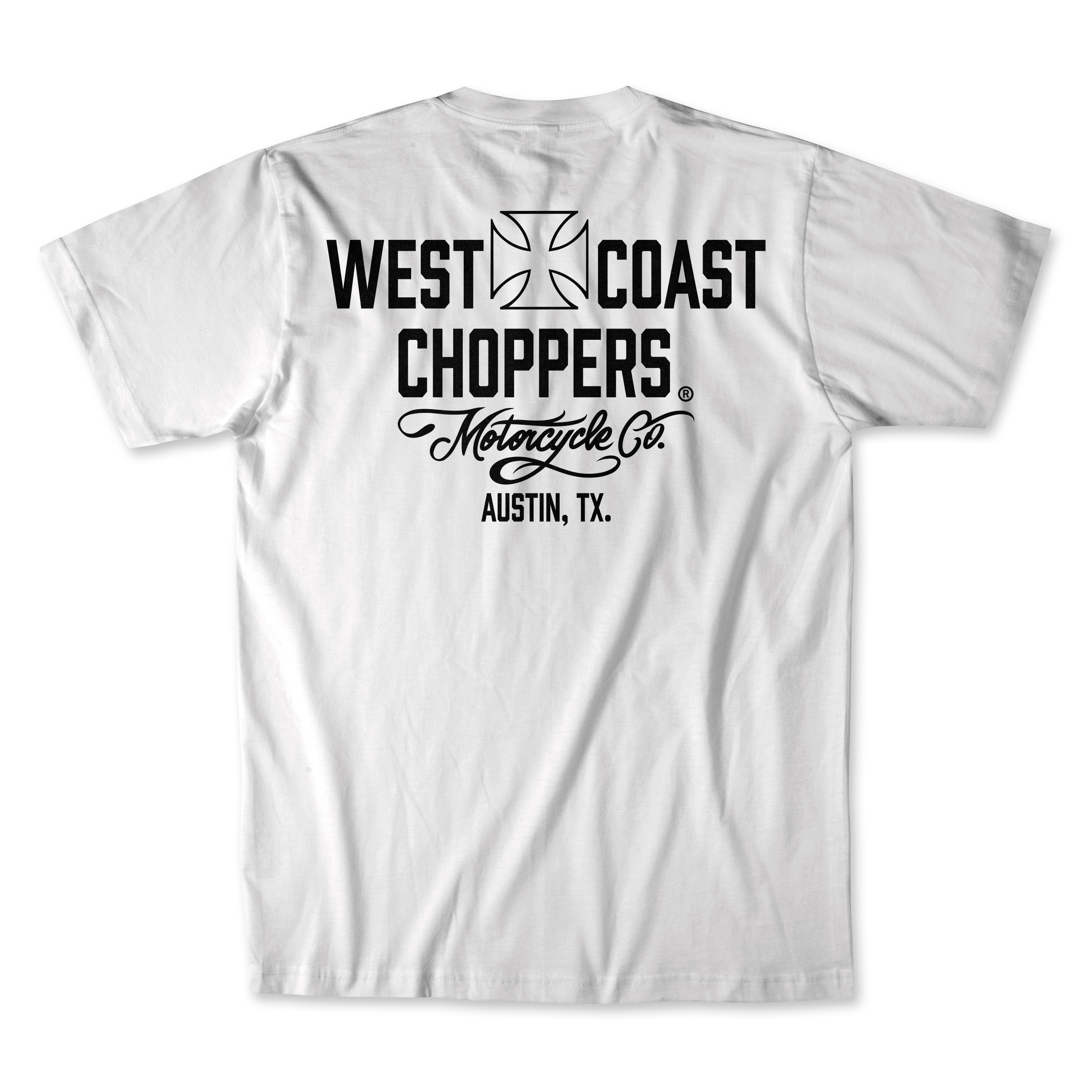 West Coast Choppers Motorcycle Co. Camiseta - Branca