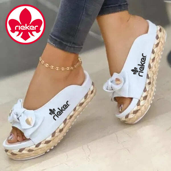 Novas sandálias femininas costuradas à mão RIEKER®