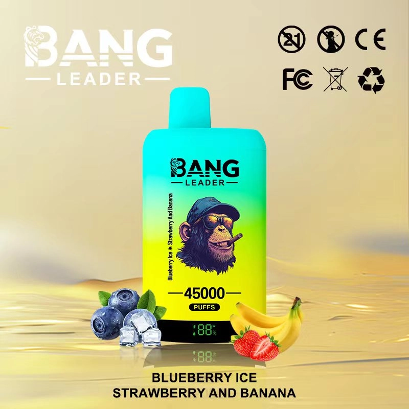 Bang Leader 45K Puffs Disposable Vape Strawberry And Watermelon & Grape Ice