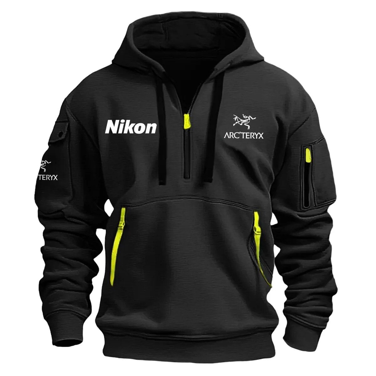 Arc’teryx x Nikon speciális kioldó kapucnis félcipzáras fényképezési videózás BL261124A2ATRNK