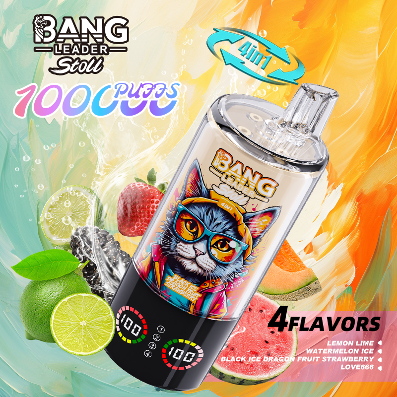 BANG-LEADER Atomizador, quatro sabores (100.000 bocadas)