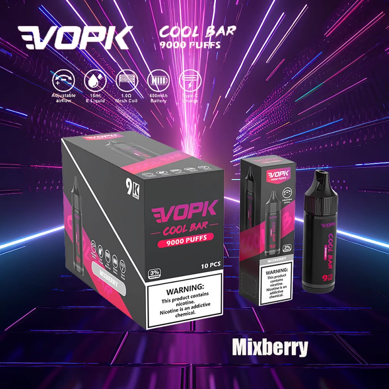 vopk cool bar 9000 puffs Cola Ice