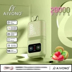 AIVONO 20000 Puffs Dual Mesh Rechargeable Disposable Vapes cool mint