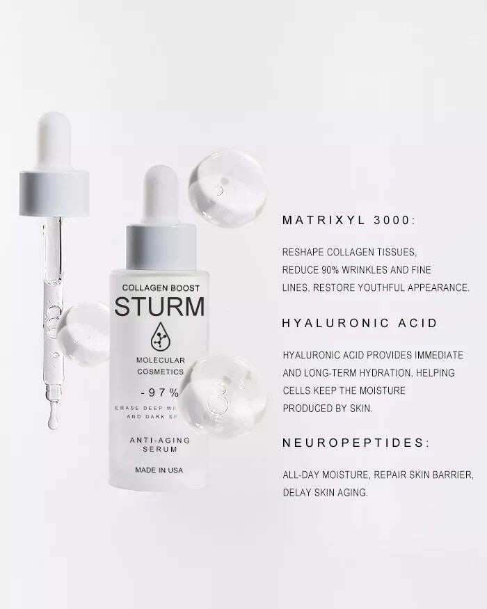STURM® LUXURY ANTI-AGING SERUM COM ÁCIDO HIALURÔNICO 🔥 (PROMOÇÃO POR TEMPO LIMITADO ÚLTIMAS 660 MINUTOS)