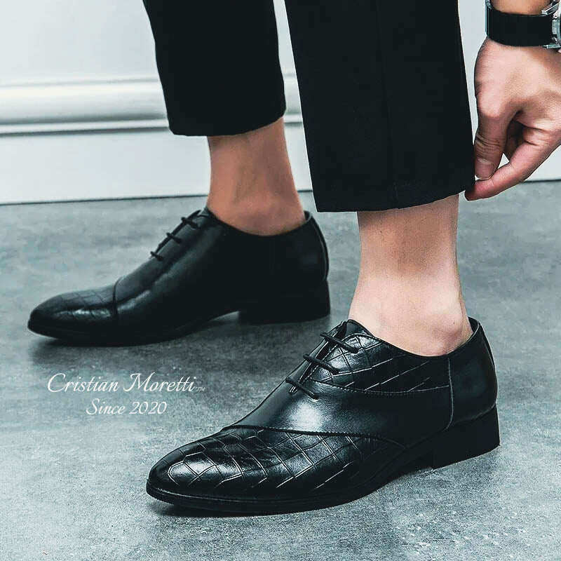 Sapatos Derby de Couro Premium 