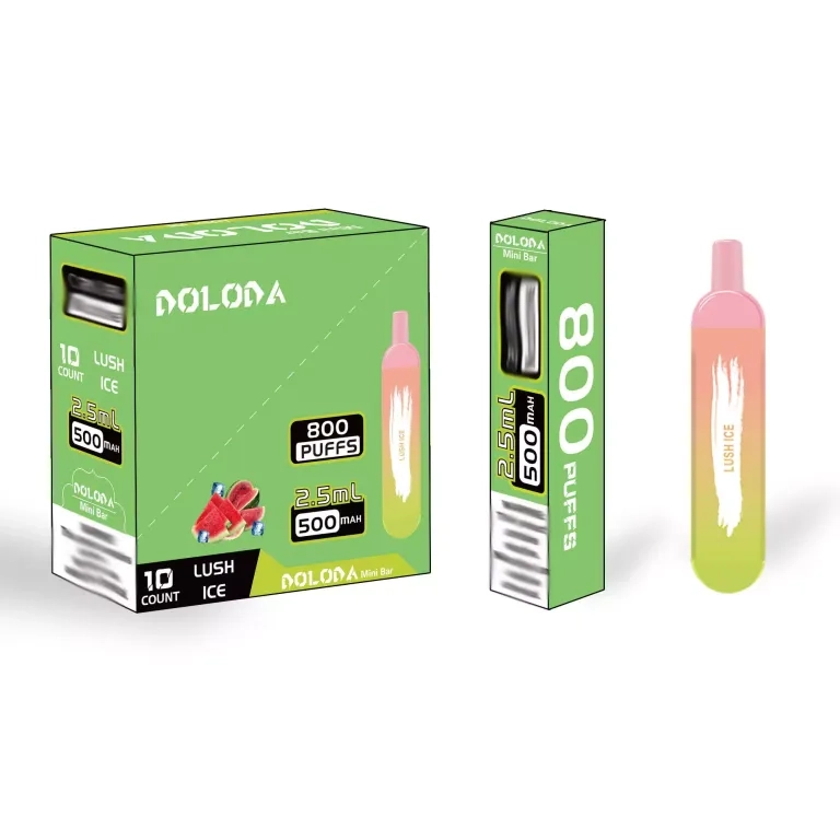DOLODA Mini bar 800 Puffs Rechargeable Disposable Vape Strawberry Yogurt