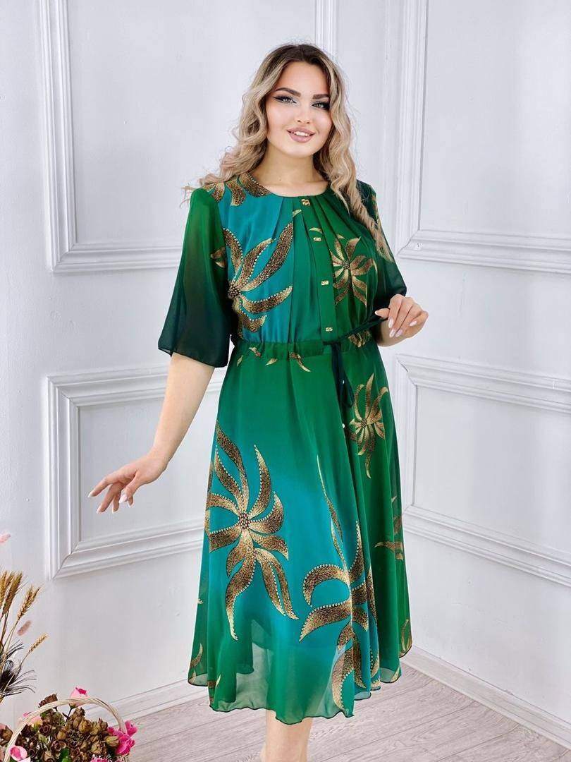 💕[S-5XL] 2025 m. elegantiška spausdinta suknelė